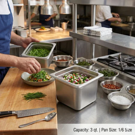 16 Size 6 Deep Stainless Steel Steam Table Pan