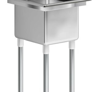 One Compartment Laundry Utility Room Mop Sinks with Faucet