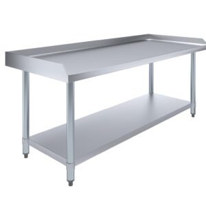 Stainless Steel Equipment Grill Stand with Undershelf