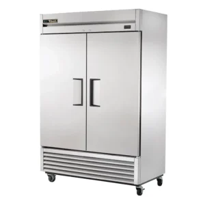 True T-49F-HC 54 1/8" T Series Two Section Reach In Freezer 2 Left & Right Hinge Solid Doors 115v