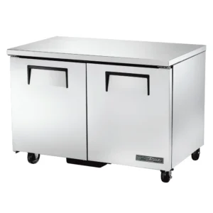 True TUC-48F-HC 48 1/2" W Undercounter Freezer w 2 Sections & 2 Doors 115v