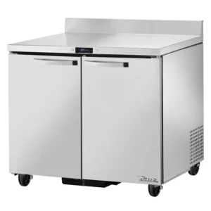 True TWT-36-HC~SPEC3 36" Worktop Refrigerator w 2 Sections & 2 Doors 115v