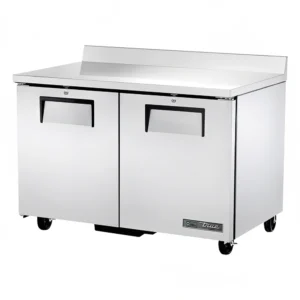 True TWT-48F-HC 48 1/2" W Worktop Freezer w 2 Sections & 2 Doors 115v