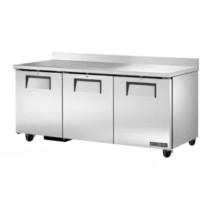 True TWT-72-HC 72" Worktop Refrigerator w 3 Sections 115v