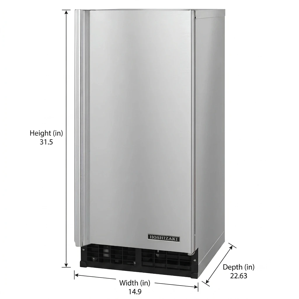 Hoshizaki Am-50Bak-Ad Undercounter Ice Machine 2 Hoshizaki Am-50Bak-Ad Undercounter Ice Machine