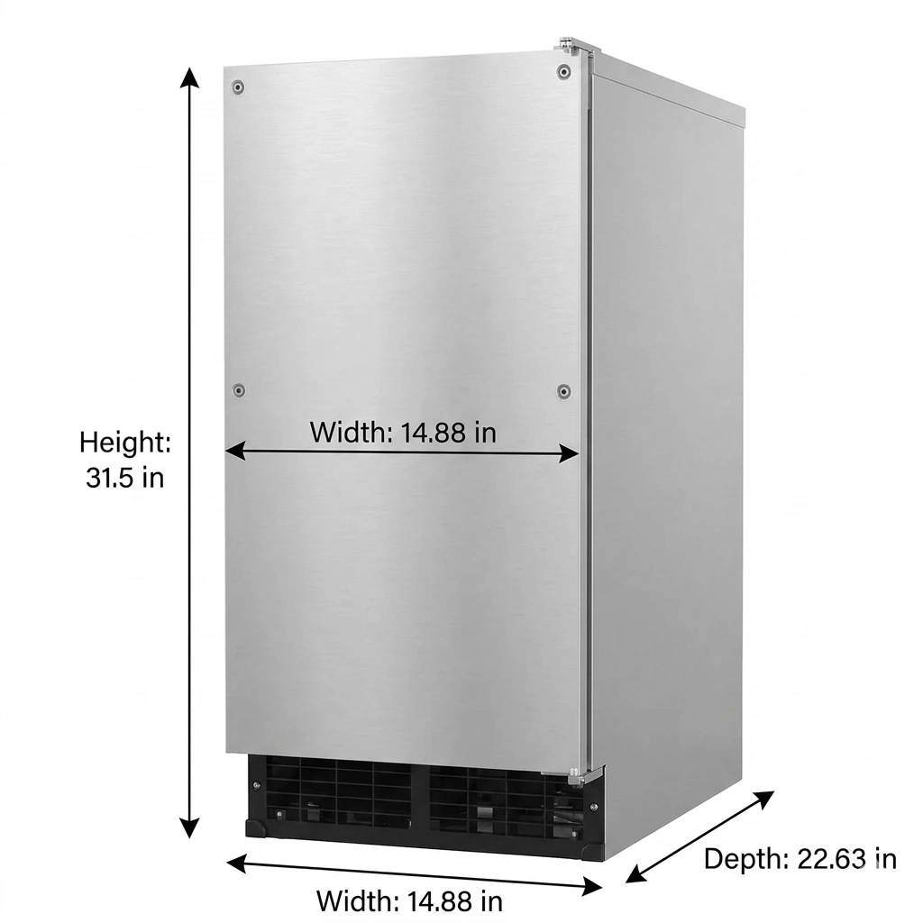 Hoshizaki Am-50Bak-Adds 14 Undercounter Ice Machine 2 Hoshizaki Am-50Bak-Adds 14 Undercounter Ice Machine - Image 2