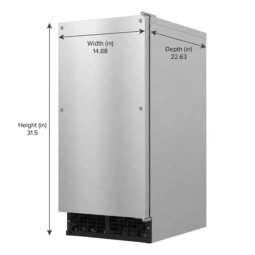 Hoshizaki C-80Bak-Adds 14&Quot; Undercounter Ice Machine 2 Hoshizaki C-80Bak-Adds 14&Quot; Undercounter Ice Machine - Image 2