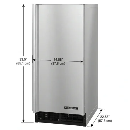 Hoshizaki C-80BAK Undercounter Ice Machine - Stainless Steel Nugget Ice Maker
