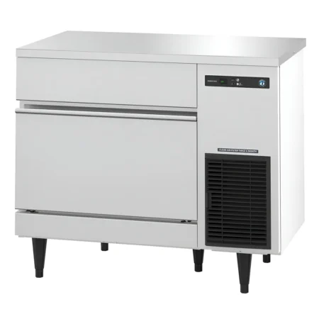 Hoshizaki IM-200BAK 39 Undercounter Ice Machine in stainless steel finish.