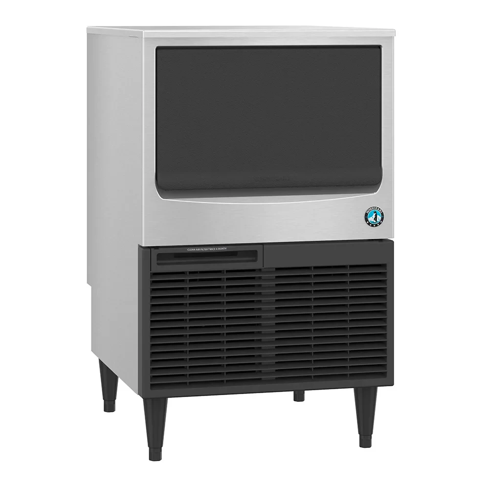 Hoshizaki Km-161Bwj 23 Undercounter Ice Machine - 153 Lbs/Day, Water Cooled, 115V 3 Hoshizaki Km-161Bwj 23 Undercounter Ice Machine Stainless Steel Front View