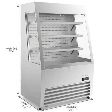 Marchia MDS390-SS 36 Stainless Steel Open