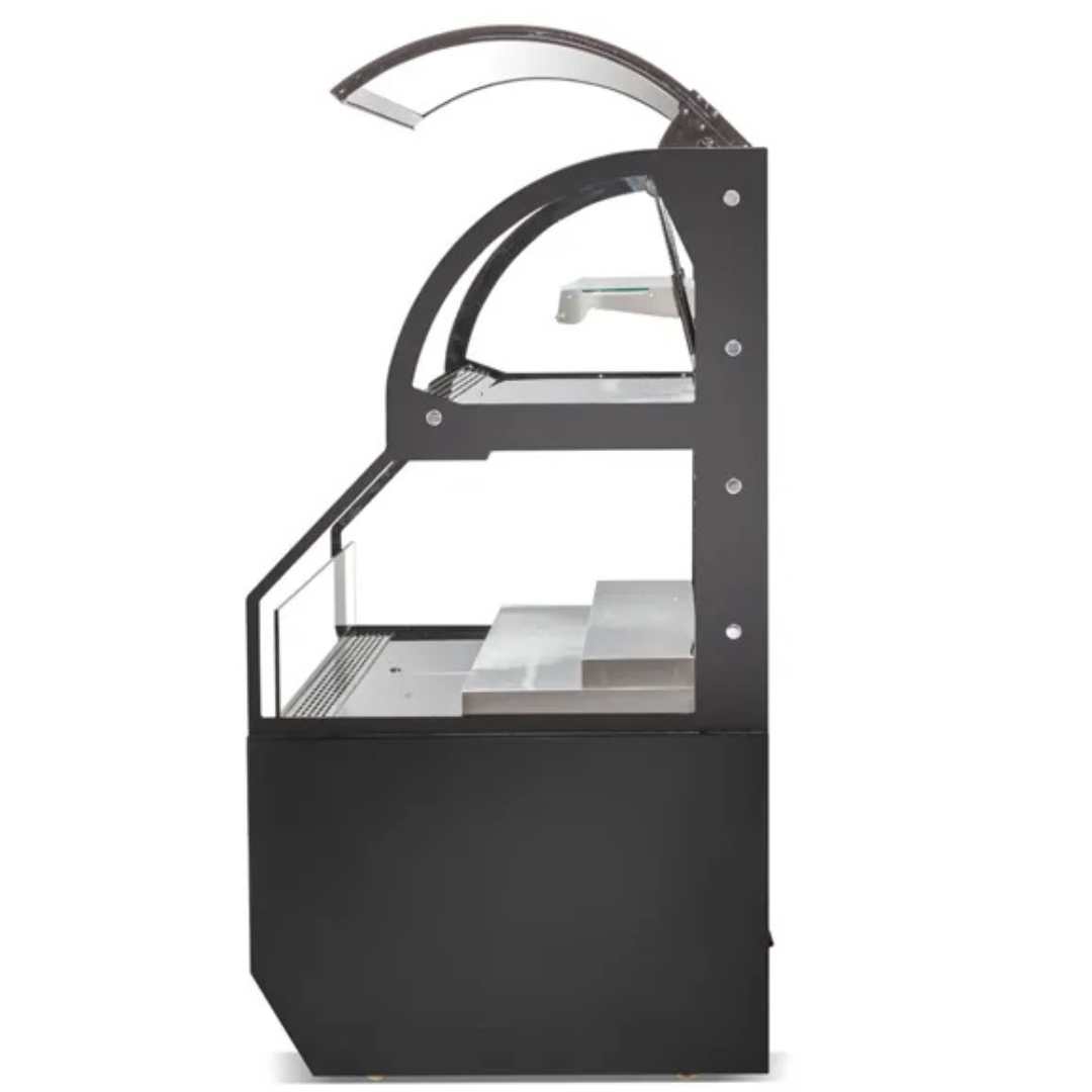 Marchia Mstar48 48&Quot; Black Dual Service Open Air Display Case Merchandiser 4 Marchia Mstar48 48 Black Dual Service