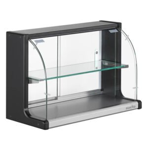 Marchia USTAR-T25 26″ Curved Glass Dry Bakery Display Case – Non-Refrigerated