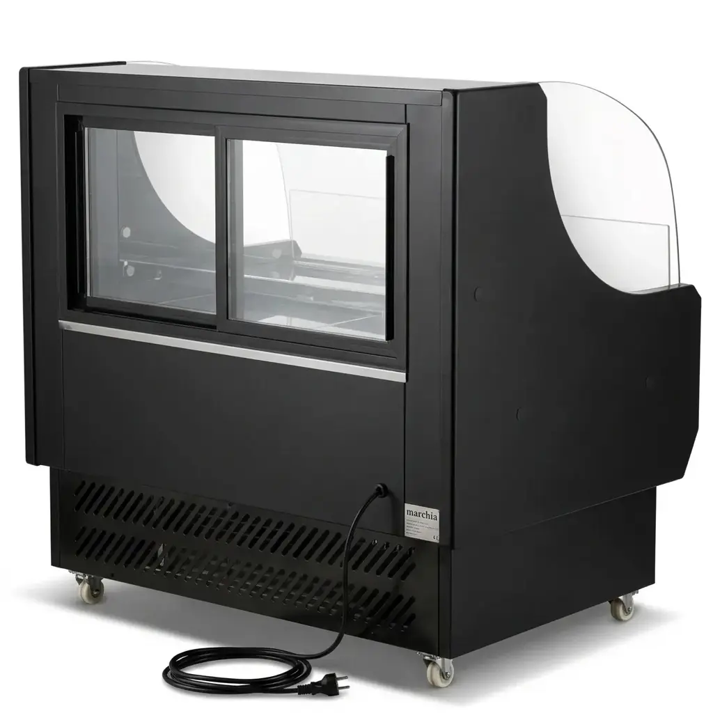 Marchia Ustar36 36&Quot; Black Low Profile Open Air Cooler Grab And Go 5 Marchia Ustar36 36 Black Low Profile