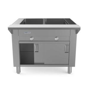 Prepline 32" Two Pan Sealed Well Gas Hot Food Steam Table