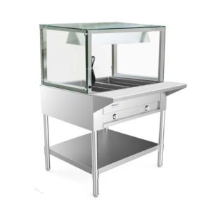 Prepline 32" Two Pan Sealed Well Gas Hot Food Steam Table