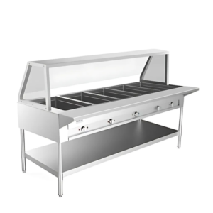 Prepline 74" Five Well Gas Hot Food Steam Table