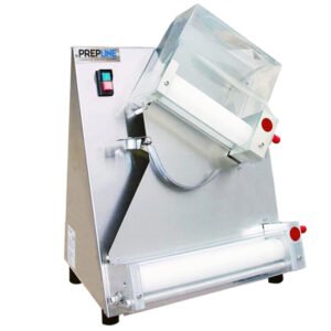 Prepline DR18-2 18" Two-Stage Countertop Dough Sheeter with Stainless Body – 120 V