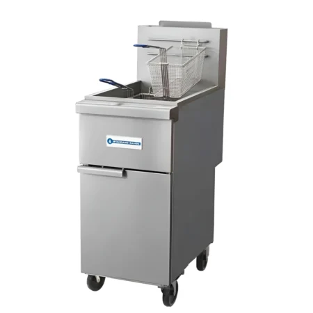 Standard Range SR-F3-LP Liquid Propane 40 lb. Floor Fryer