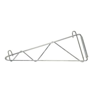 Wall Mounting Bracket for Chrome Wire Shelving - 2 Brackets