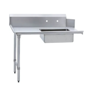Prepline PSDT-48L 30"D x 48"L Left Side Soiled Dishtable
