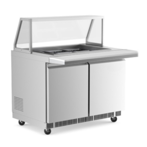 CBT48-SG 48" Refrigerated Employee Service Salad Bar with Cutting Board