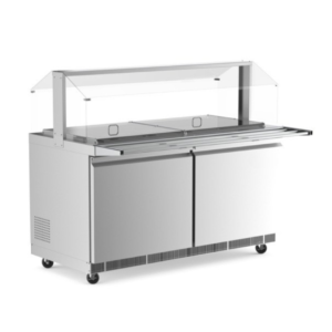 CBT-60-CSG 60" Stainless Steel Refrigerated Salad Bar, Buffet Table