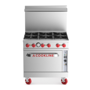 Cookline CR36-6C- 36" Range with Convection Oven 211,000 BTU