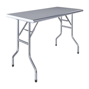Premium Quality Open Base Folding Work Table Stainless Steel (24" x 48")