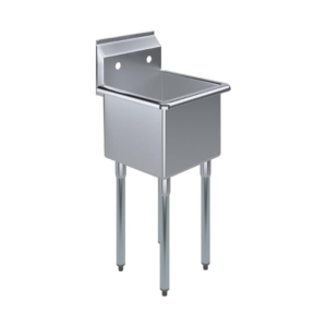 Express KitchQuip One Compartment Stainless Steel Mop Sinks