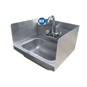 Hand Sink with Side Splash - Commercial Equipment 12" X 12"