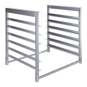 Table-Mounted Aluminum Bun Pan Rack for 30" Wide Work Table