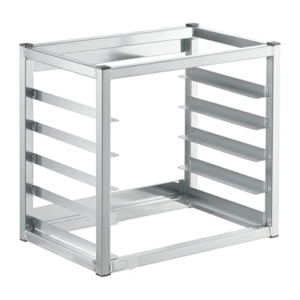 Aluminum Wall Mounted Sheet Bun Pan Rack Holds 5 Half Size