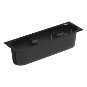 Plastic Bottle Holder for Ice Bins Size 16” x 5.5” - Holds 3 Bottles