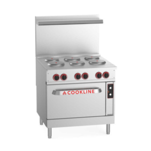 Cookline ER36-240 36" Electric Range with 6 Burners, 240V