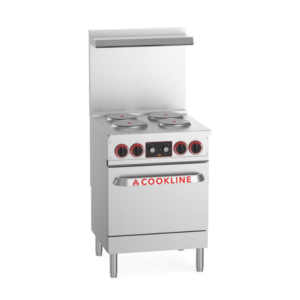 Cookline ER24-208 24" Electric Range with 4 Burners, 208V