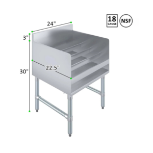 Four-Tier Liquor Display Rack 22.5 in. x 24 in. x 33 in.