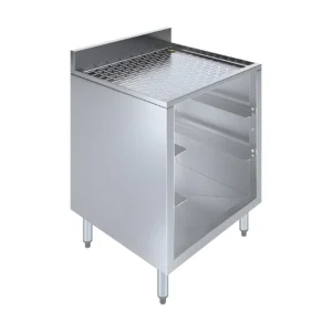 Best Commercial Drip Tray Cabinet – Stainless Steel Glass Rack Storage Cabinet with Built-In Rack, Commercial Glass Holder Organizer for Bar, Restaurant, and Kitchen Standard Rack