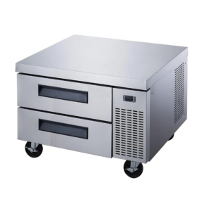 Dukers Stainless Steel Refrigerated Chef Bases with Drawers