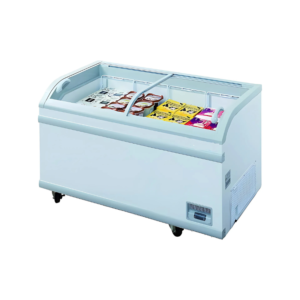 Commercial Chest Freezers with UV-Filtered Glass Tops