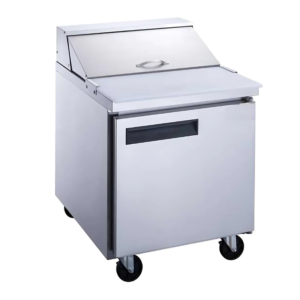 Dukers Stainless Steel Sandwich & Food Prep Table Refrigerators – Standard & Mega Top Options