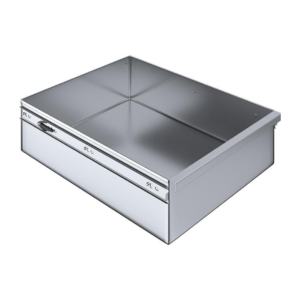 Stainless Steel Drawer for Work Table 18-Gauge 430 SS Heavy Duty Under Table Drawer Commercial Utility Drawer NSF Certified Fits Prep Tables