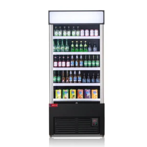 Westlake LD3-2Z-C2 | Restaurant Commercial Open Air Merchandiser Refrigerated Display Cooler Black Air Curtain