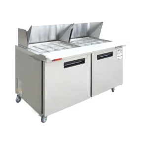 60" Mega Top Sandwich Prep Table Refrigerator