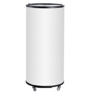 Unity U-BF2 Barrel Merchandiser Freezer – 2 Cu. Ft. White Commercial Display Freezer