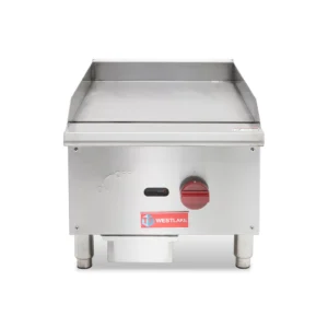 Commercial Gas Griddle 16" - 30,000 BTU Stainless Steel Countertop Grill