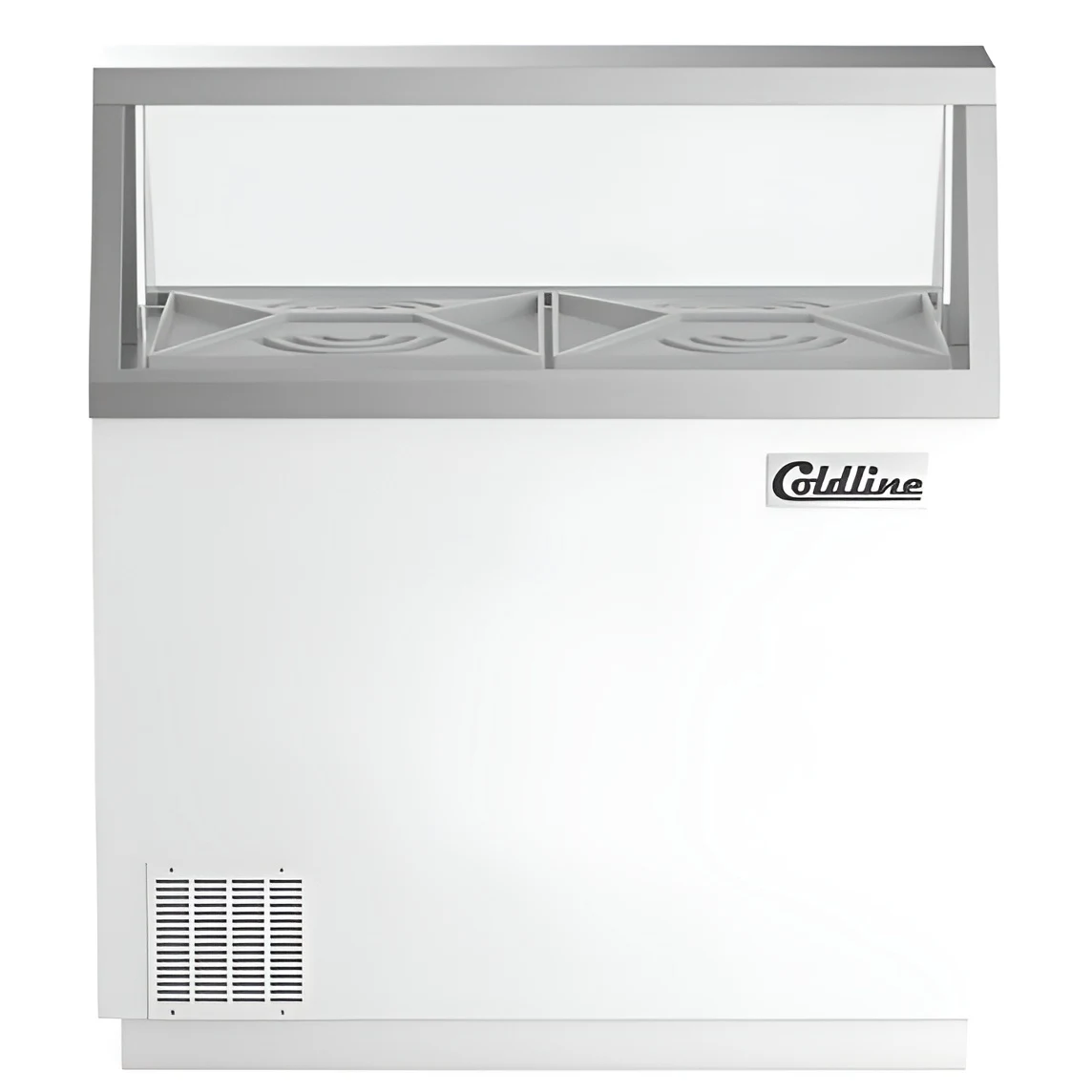 Coldline Dip-46 47&Quot; Ice Cream Dipping Cabinet Freezer | (8) Tub Capacity 5 Coldline Dip-46 47&Quot; Ice Cream Dipping Cabinet Freezer With 8 Tub Capacity For Commercial Kitchens