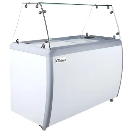 Coldline DP-360-FSG 50 8-Tub Ice Cream Dipping Cabinet Freezer