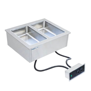 Prepline HFW2 Two Pan Insulated Drop-In Hot Food Well