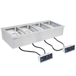 Prepline HFW4 Four Pan Insulated Drop-In Hot Food Well